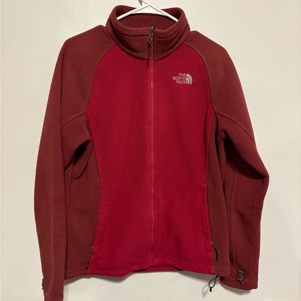 NWOT The North Face Burgundy Fleece Jacket